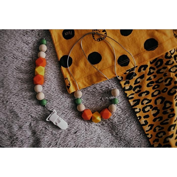 Держатель для соски - пустышки &laquo;Краски лета&raquo;, силиконовый, виды МИКС