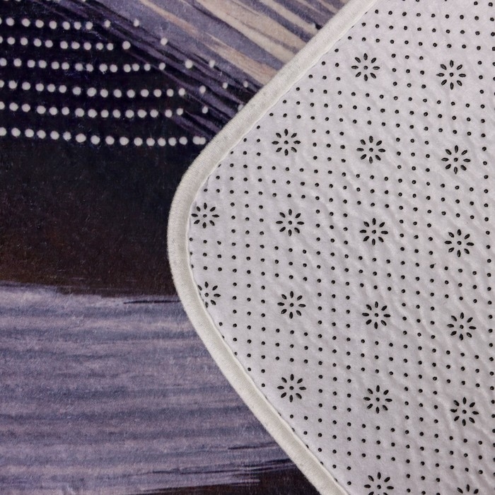 Набор ковриков для ванной и туалета Доляна &laquo;Саванна&raquo;, 2 шт: 50&times;80, 40&times;50 см