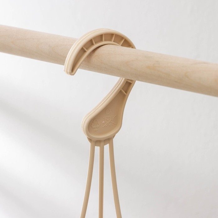 Кашпо для цветов подвесное &laquo;Алиция&raquo;, 4,3 л, с поддоном, цвет белая глина