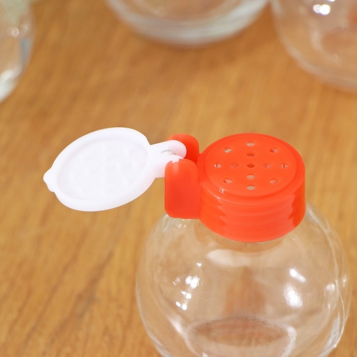 Набор стеклянных солонок Доляна &laquo;Шар&raquo;, 60 мл, 5&times;7 см, 20 предметов, цвет МИКС