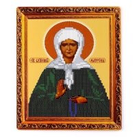 Алмазная вышивка &laquo;Матрона&raquo;, 21 &times; 25 см, холст, ёмкость, с частичным заполнением