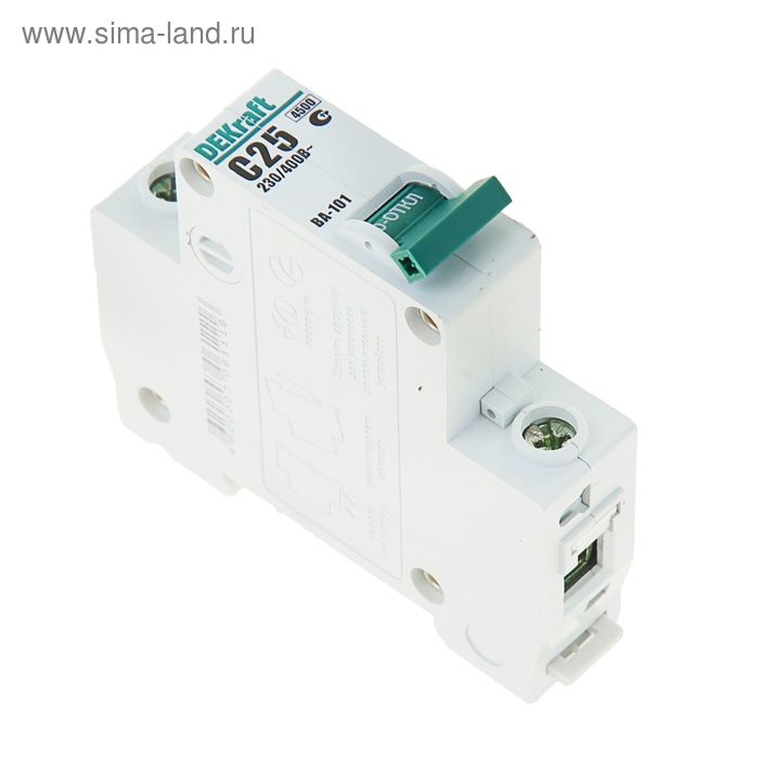 Выключатель автоматический, однополюсный, 25А