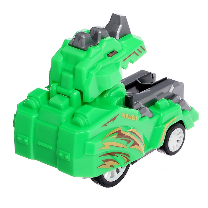 Набор волчков ULTRA SPIN &laquo;Дино&raquo;, с устройством запуска, цвет зеленый