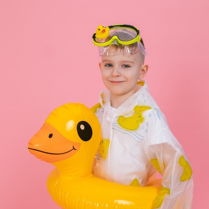 Дождевик детский &laquo;Уточка&raquo; (125-155 см)