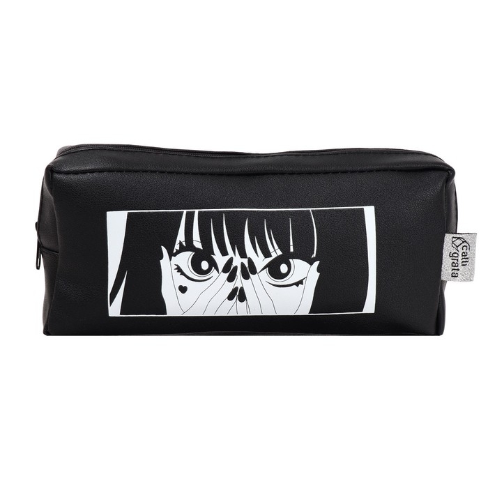 Пенал мягкий, 1 отделение, 90 х 200 х 50 см, объёмный, искусственная кожа, Calligrata "Аниме"
