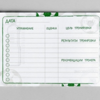 Дневник тренировок &laquo;Футбол&raquo;, 48 листов, 15,3 х 12,4 см