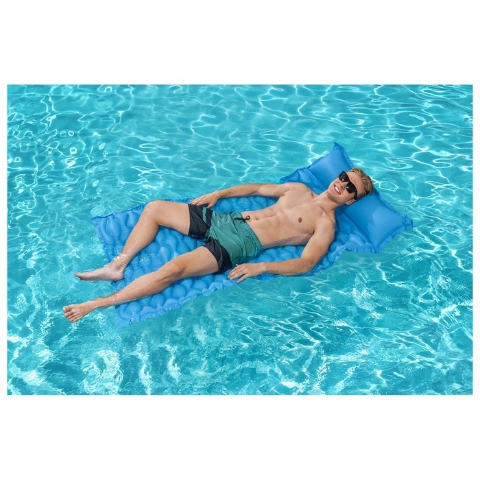 Матрас для плавания, 213 х 86 см, цвет МИКС, 44020