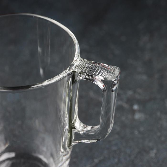 Набор стеклянных кружек &laquo;Время дегустаций. Капучино&raquo;, 400 мл, 2 шт