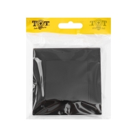 Выключатель TOT Matte Glass, 10 А, 1 кл., скрытый, стекло, черный