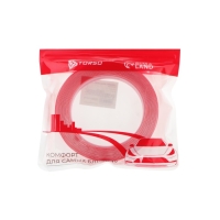 Клейкая лента TORSO, прозрачная, двусторонняя, акриловая, 18 мм &times; 5 м