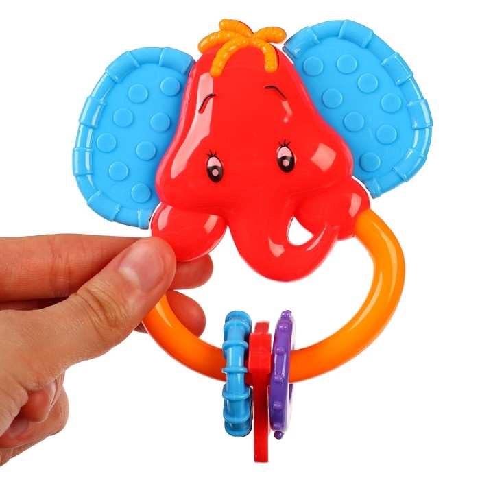 Погремушка &laquo;Африка: Слоник&raquo;, цвет МИКС, Крошка Я