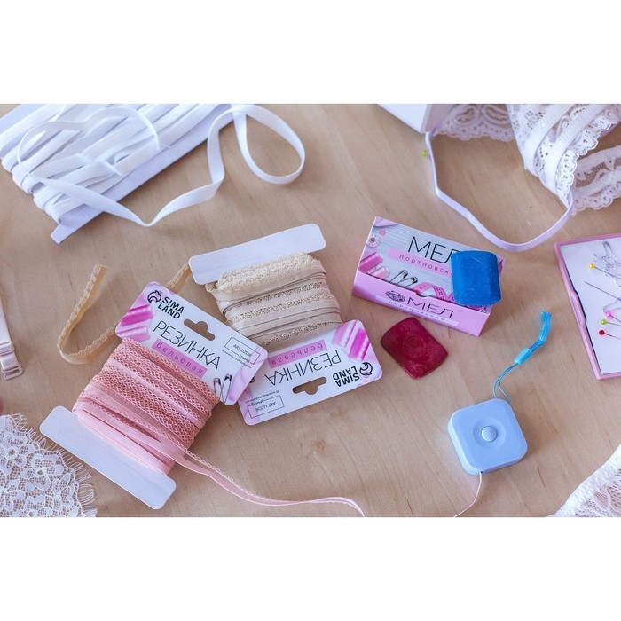 Резинка ажурная бельевая, 13 мм, 10 &plusmn; 1 м, цвет розово-персиковый