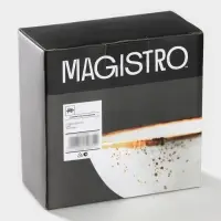 Салатники Magistro &laquo;Церера&raquo;, набор 2 шт., 15.3&times;13&times;5.5 см, фарфор, белые