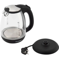 Чайник HYK-G3804 1,7л 2200Вт черный (стекло)