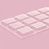 Форма для шоколада и конфет &laquo;Мини плитка&raquo;, пластик, 22&times;13&times;1 см, 12 ячеек (3,5&times;4 см), прозрачная