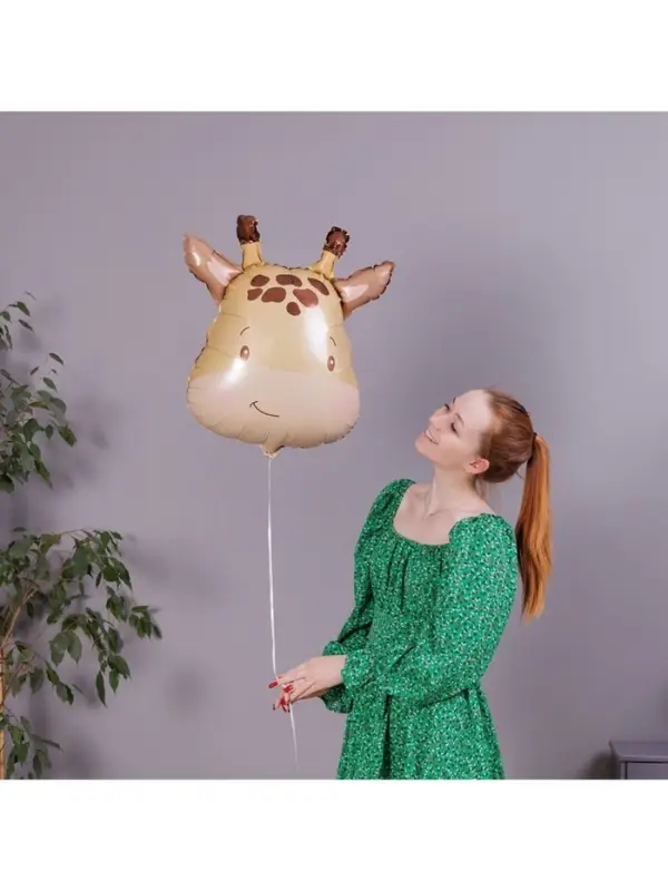 Воздушный шар фольгированный 24" &laquo;Жираф&raquo;, акварель