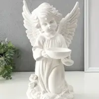 Статуэтка "Ангелочек сидячий с чашей" 33х21х17,5 см