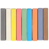 Мелки цветные школьные, набор 9 шт. &laquo;Синий трактор&raquo;, прямоугольные