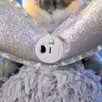 Фигура текстиль &laquo;Кукла в розовом&raquo; 70 см, 6 LED, AG10x3 (в компл.), Т/БЕЛЫЙ