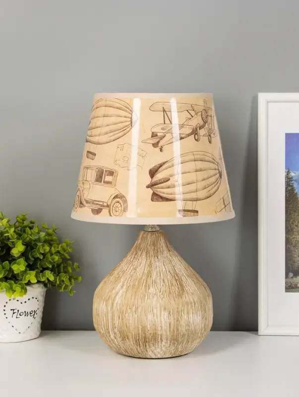 Настольная лампа "Селано" Е14 40Вт белый 20х20х23 см RISALUX