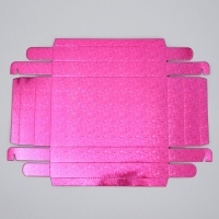 Коробка кондитерская &laquo;Розовые звёздочки&raquo;, 22 х 8 х 13.5 см