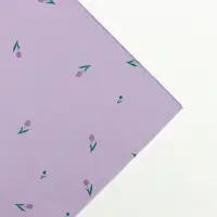 Бумага упаковочная тишью, &laquo;Цветы&raquo;, сиреневый, 50 см &times; 70 см 17 грамм
