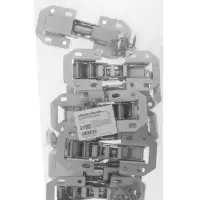 Петля мебельная ТУНДРА, накладная, универсальная, без врезки, набор 8 шт