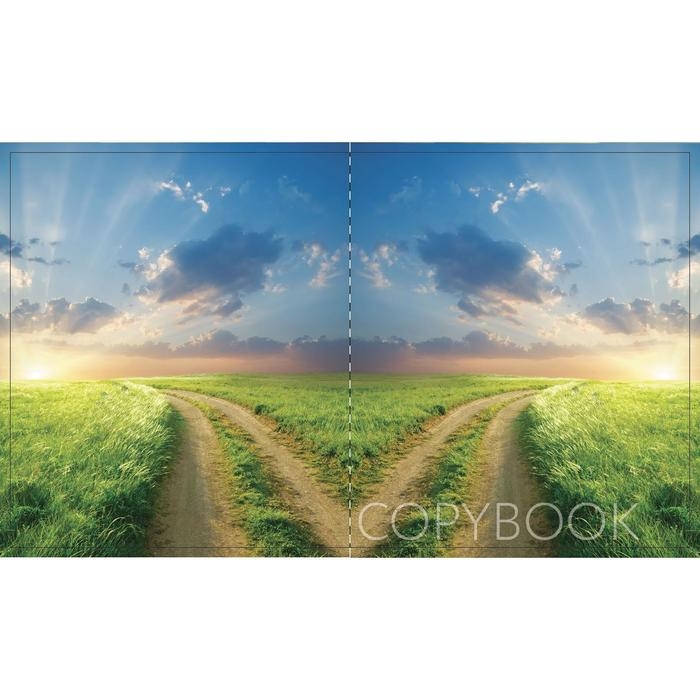 Тетрадь 96 листов в клетку Calligrata "Прекрасная пора", обложка мелованный картон, блок офсет, МИКС