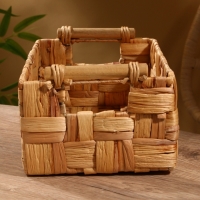 Корзина плетеная 35х20х15 см, водный гиацинт