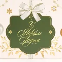 Коробка для капкейка &laquo;Бело-золотой&raquo;, 16 х 8 х 10 см