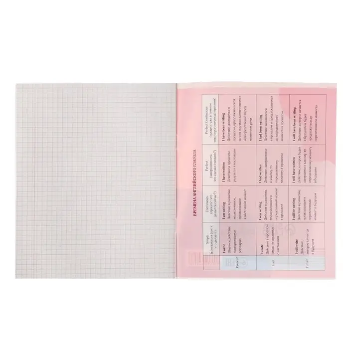 Тетрадь предметная 36 листов в клетку Calligrata &laquo;Животные мемы. Английский язык&raquo;, обложка мелованная, серые листы