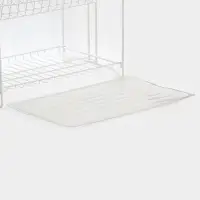 Сушилка для посуды универсальная, разборная, с поддоном, цвет белый 39,5*24*29,5см