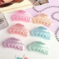 Краб для волос "Перелив" классика, 8,5 см, микс