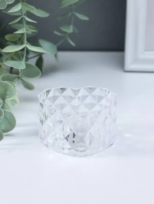 Светодиодная свеча LED "Свеча в сердце" от батареек 3хLR1130, прозрачный 6,7х6,5х3,8 см