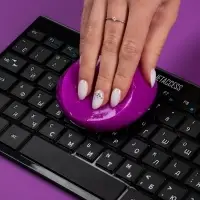 Автомобильный очиститель гель-слайм "лизун" Grand Caratt, фиолетовый, 100 г