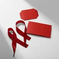 Коробочка подарочная складная &laquo;Презент&raquo; 6&times;6&times;6, красный