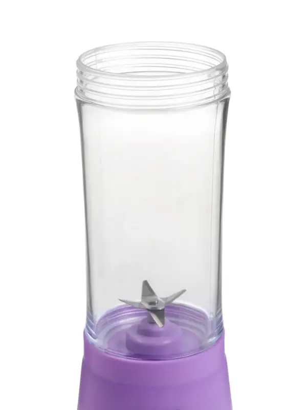 Блендер LBR-01, портативный, 24 Вт, 380 мл, USB, фиолетовый