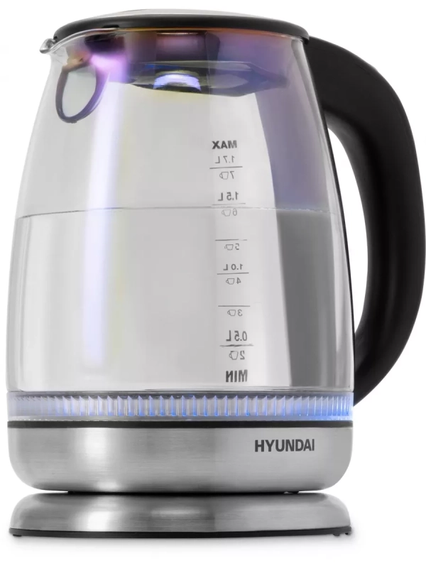 Чайник HYK-G8800 1,7л 2200Вт серебристый (стекло)