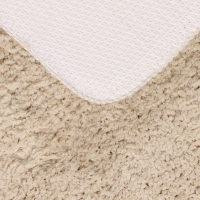 Коврик Savanna, 40&times;60 см, ворс 2 см, микрофибра, бежевый