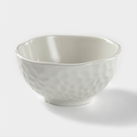 Миска керамическая &laquo;Воздушность&raquo;, 300 мл, d=11,5 см, цвет белый