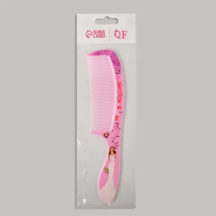 Расчёска &laquo;Красотки&raquo;, 21&times;4 (&plusmn;1) см, рисунок МИКС