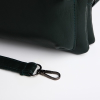 Сумка кросс-боди на молнии, цвет зелёный