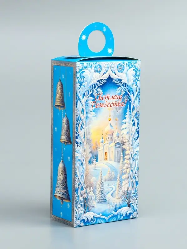 Подарочная новогодняя коробка &laquo;Рождественский звон&raquo; , сюрприз 11&times;6&times;21 см