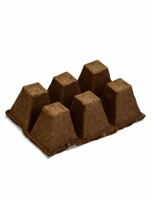 Набор для рассады: торфяная кассета, 12 ячеек по 50 мл, поддон _ &times; _ см, зелёный