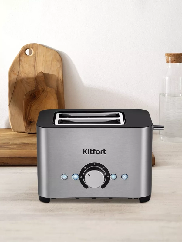 Тостер для хлеба с поддоном КТ-6210 - 850 Вт