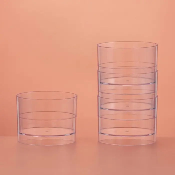 Форма пластиковая одноразовая для фуршета &laquo;Ноль&raquo;, 60 мл, прозрачная