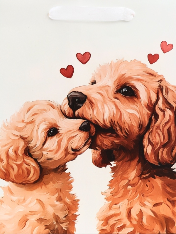 Пакет подарочный вертикальный "Щенята", 23 &times; 27 &times; 11.5 см