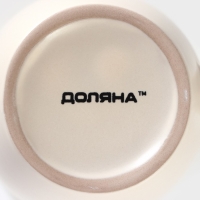 Кружка Доляна &laquo;Пастель. Крем-брюле&raquo;, 360 мл, керамика, бежевая