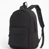 Рюкзак, 28*11*40, отд на молнии, 2 н/к на молнии, 2 б/к, черный