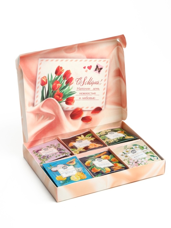 Чай подарочный &laquo;8 Марта: открытка&raquo;, 30 п